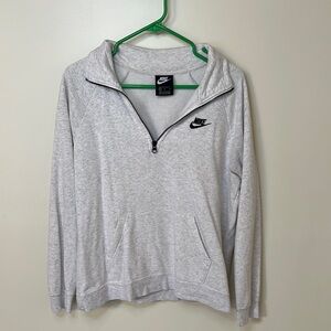 Nike Women’s Gray Half-Zip Sweater